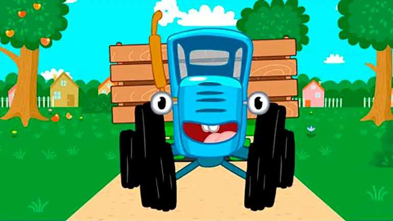 Фото голос синего трактора кто озвучивает